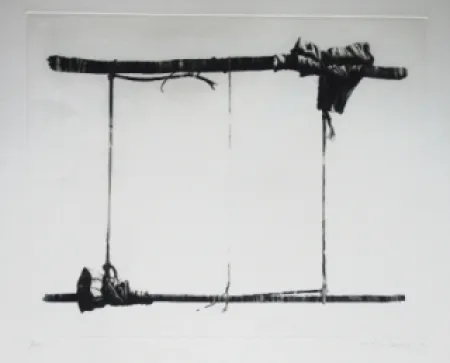 Radierung Und Aquatinta Titus Carmel -  Agrès 4