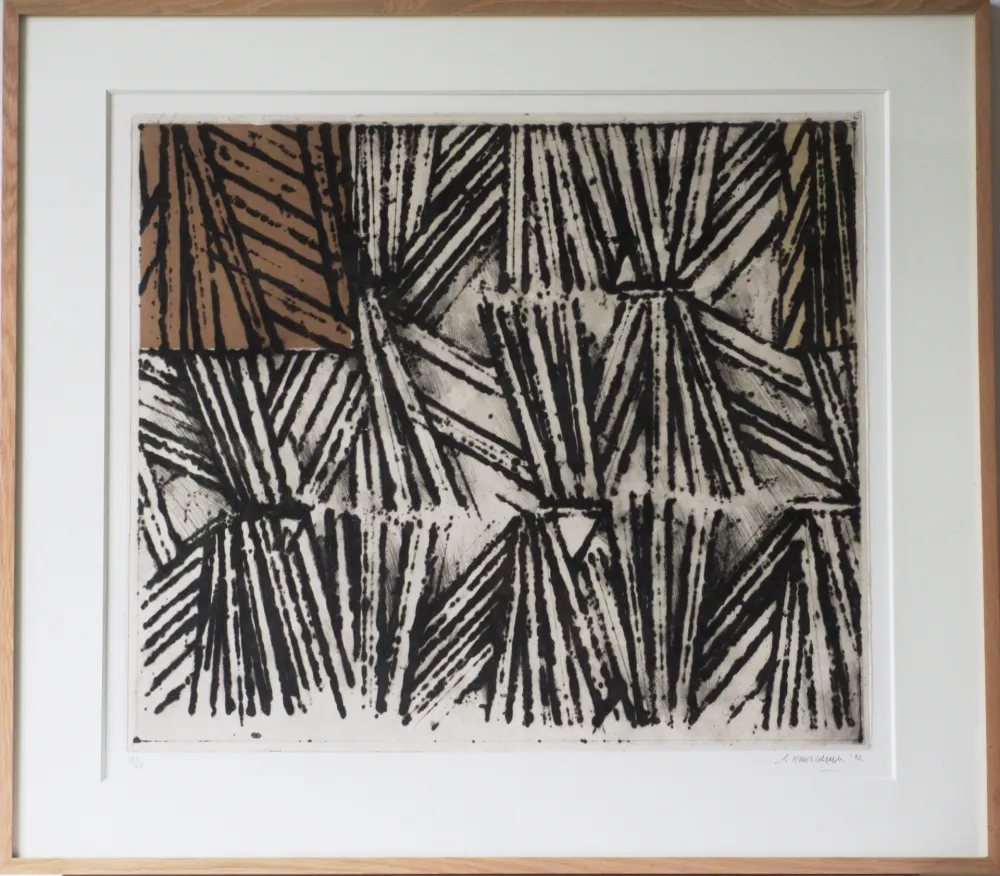 Radierung Und Aquatinta Titus Carmel - Brisée I (Sur la route de la soie)