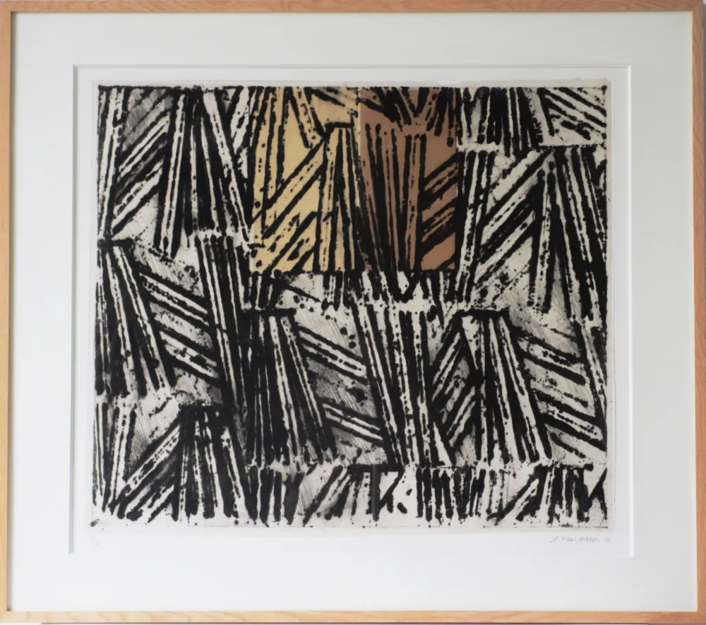 Radierung Und Aquatinta Titus Carmel - Brisée III (Sur la route de la soie)