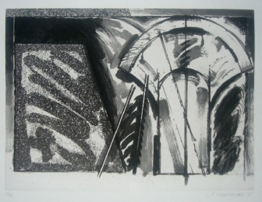 Aquatinta Titus Carmel - Chancay IX