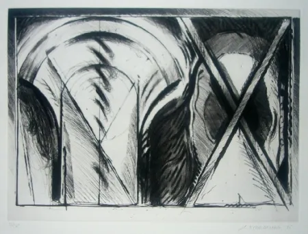 Aquatinta Titus Carmel - Chancay VII