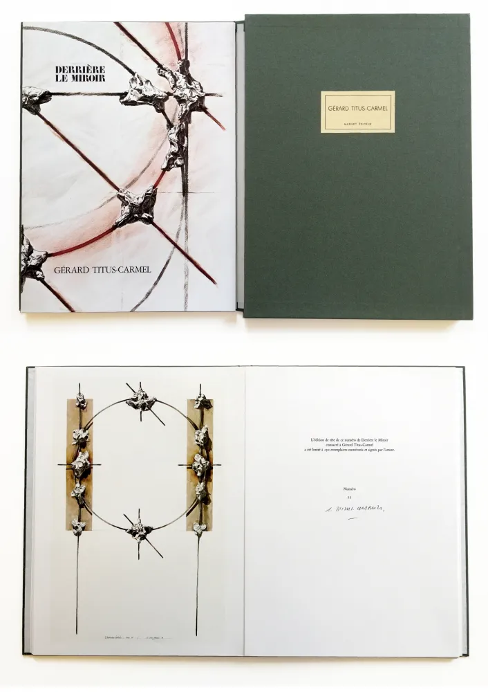 Illustriertes Buch Titus Carmel - Derrière le Miroir n° 243. GÉRARD TITUS-CARMEL (Janvier 1981). TIRAGE DE LUXE SIGNÉ.