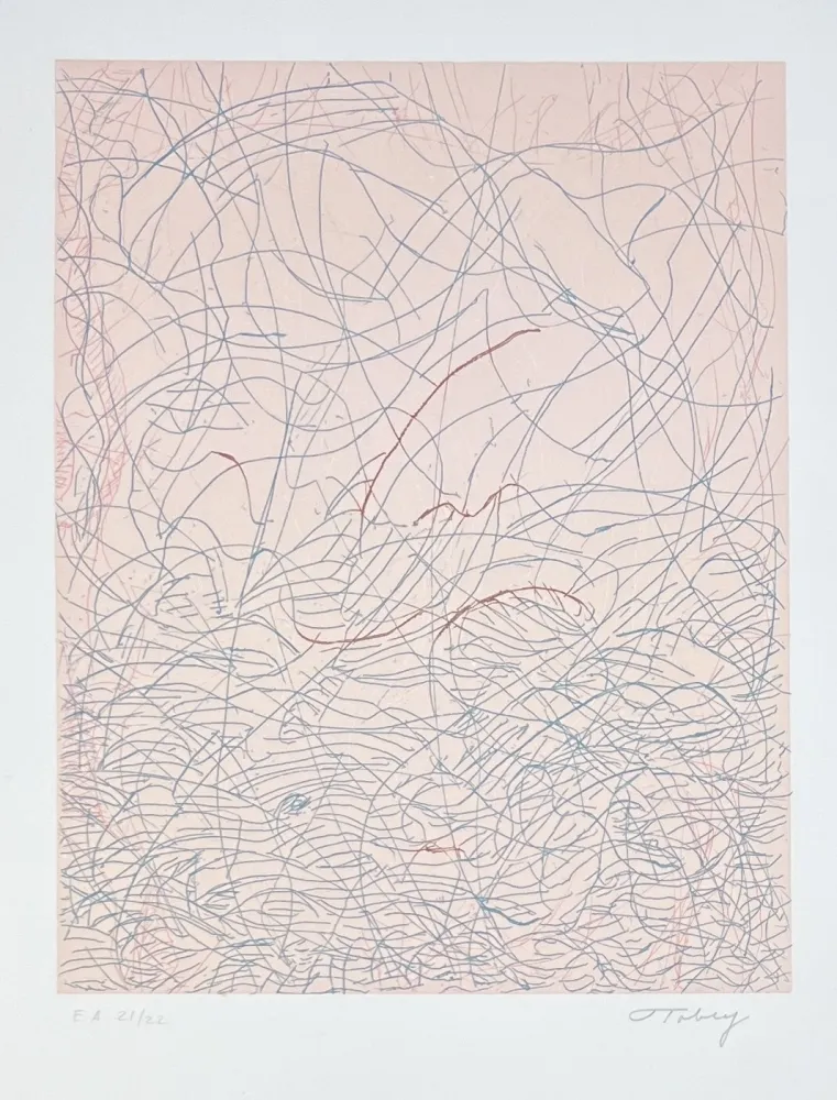 Radierung Und Aquatinta Tobey - Morning grass