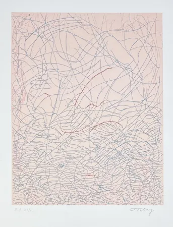 Radierung Und Aquatinta Tobey - Morning grass