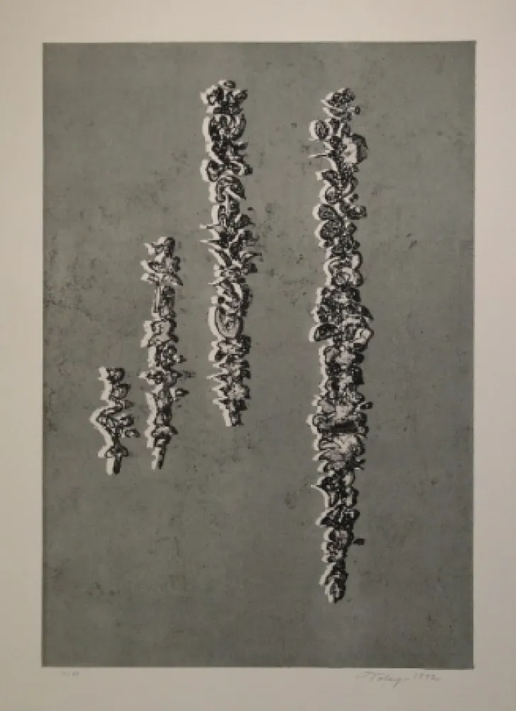 Aquatinta Tobey - They’ve come back I