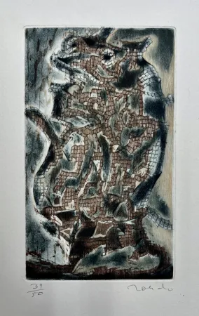 Radierung Und Aquatinta Toledo - Animal que se pela