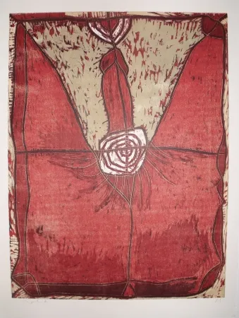 Holzschnitt Toledo - Francisco Toledo