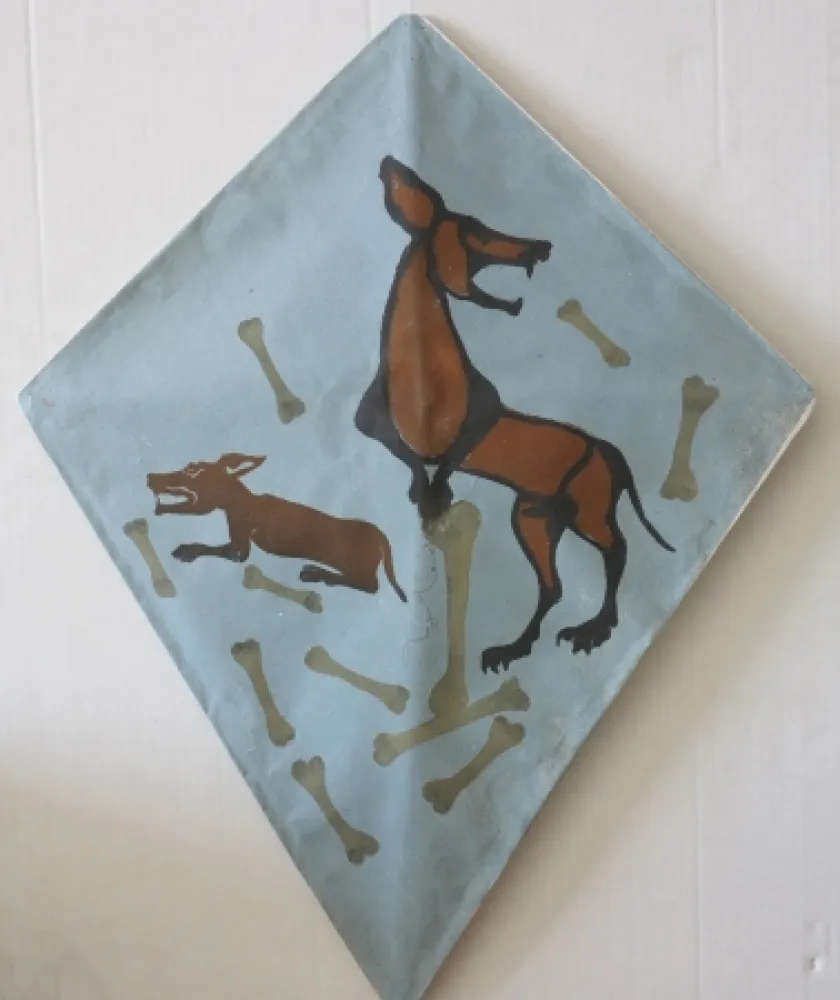 Siebdruck Toledo - Two dog kite I