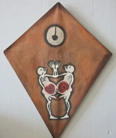 Siebdruck Toledo - Two monkey kite