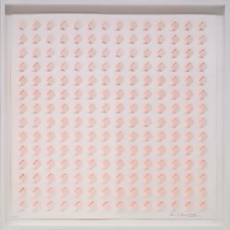 Lithographie Tomasello - S/T 3 - Naranja