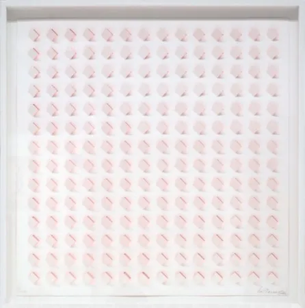 Lithographie Tomasello - S/T - 3 Rosa