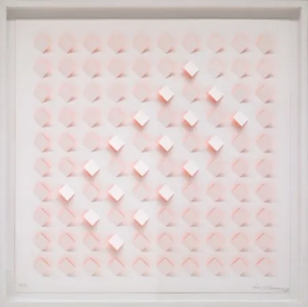 Lithographie Tomasello - S/T 4 - Naranja