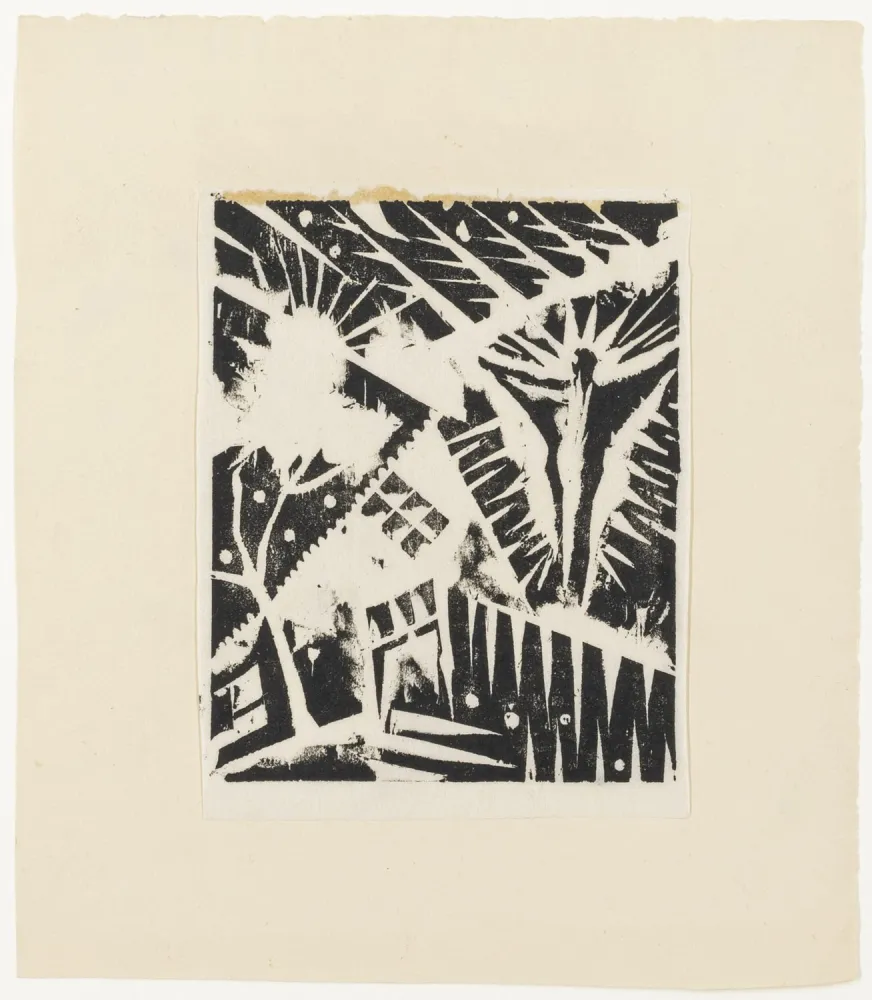 Holzschnitt Topp - Spektrale Figur (Spectral Figure)