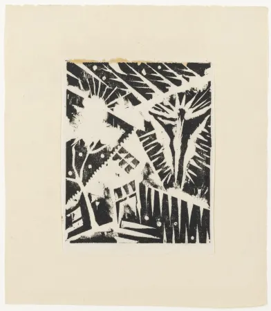 Holzschnitt Topp - Spektrale Figur (Spectral Figure)