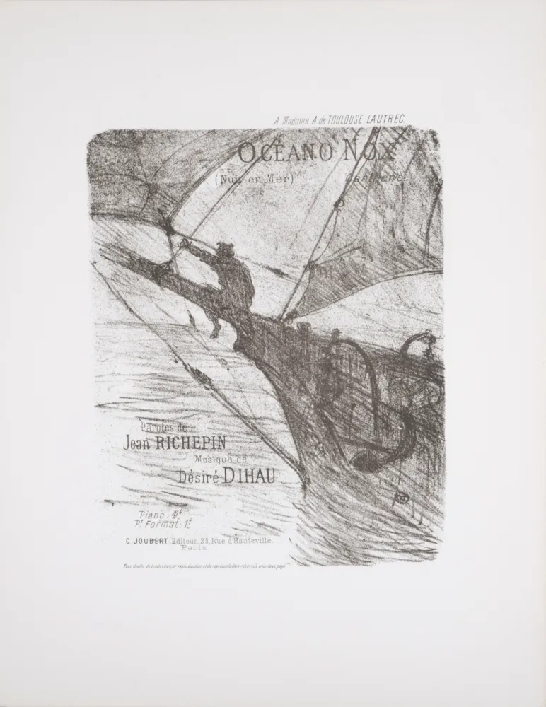 Lithographie Toulouse-Lautrec - Oceano Nox, 1895