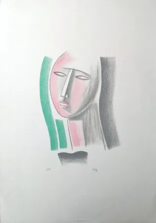 Lithographie Tozzi - Volto