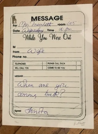 Siebdruck Tremlett - MESSAGE