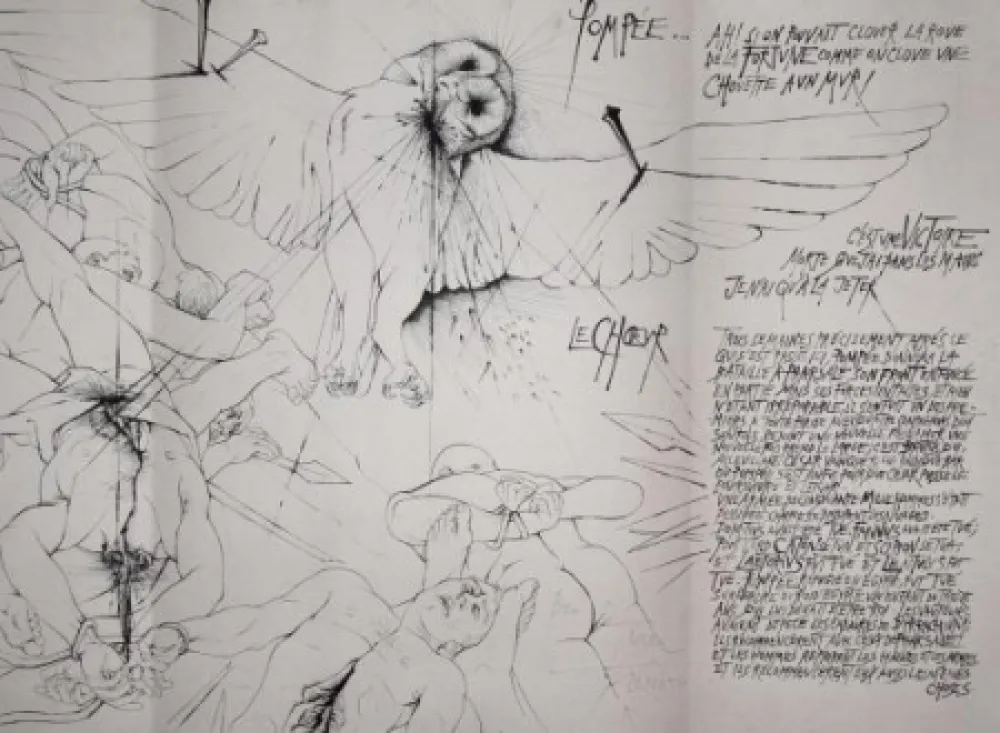 Illustriertes Buch Trémois - La guerre civile