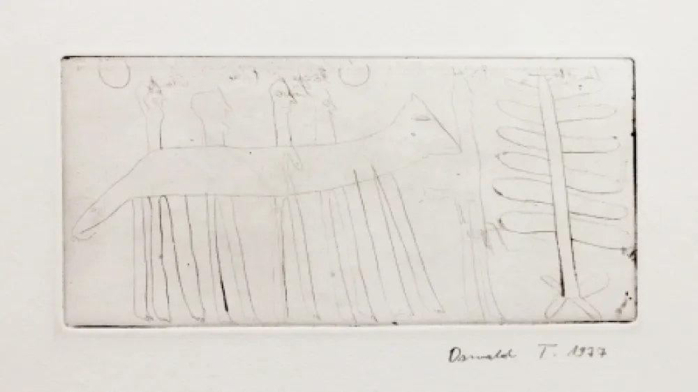 Stich Tschirtner - Hase (Hare)