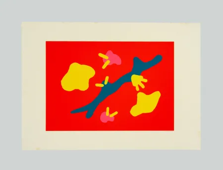 Siebdruck Turcato - Composizione (rosso)