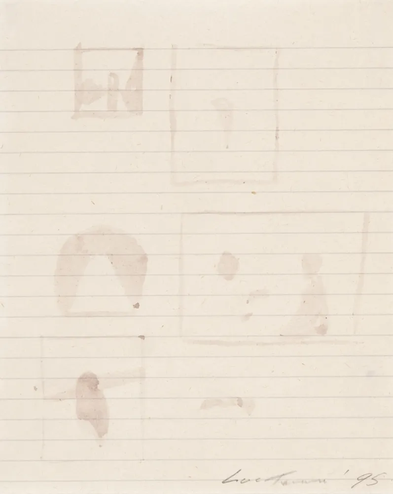 Monotypie Tuymans - Untitled 1995