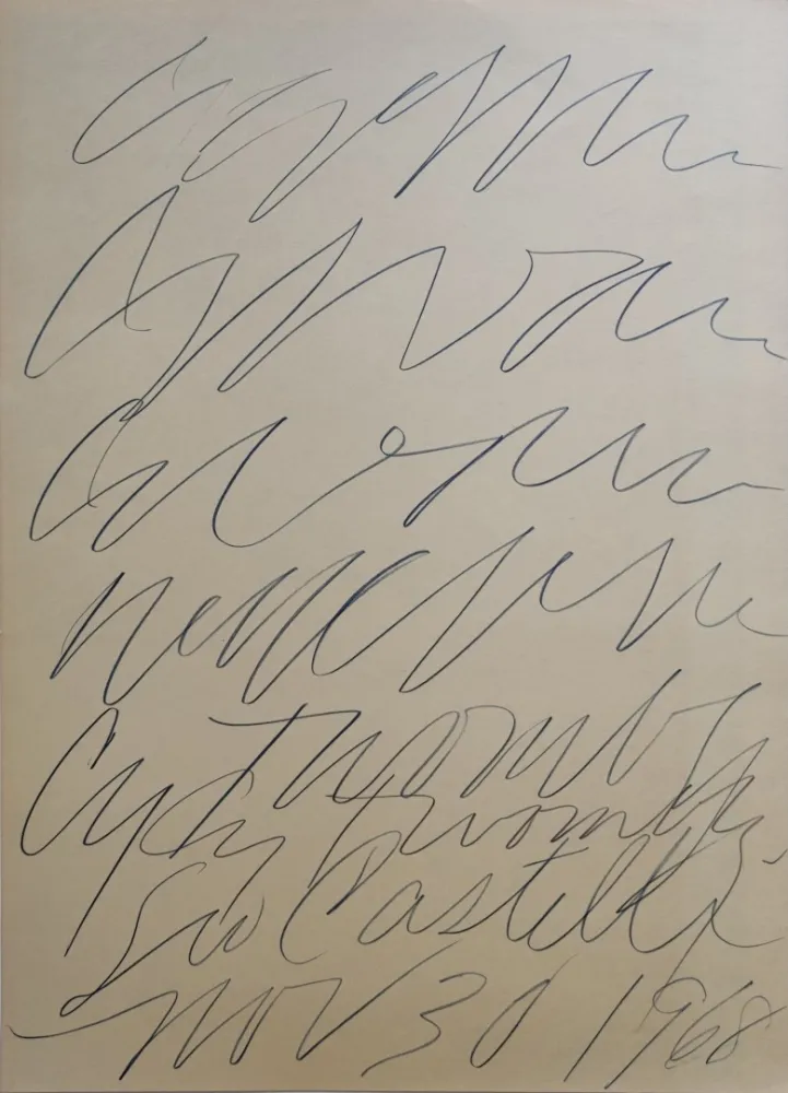 Lithographie Twombly - 