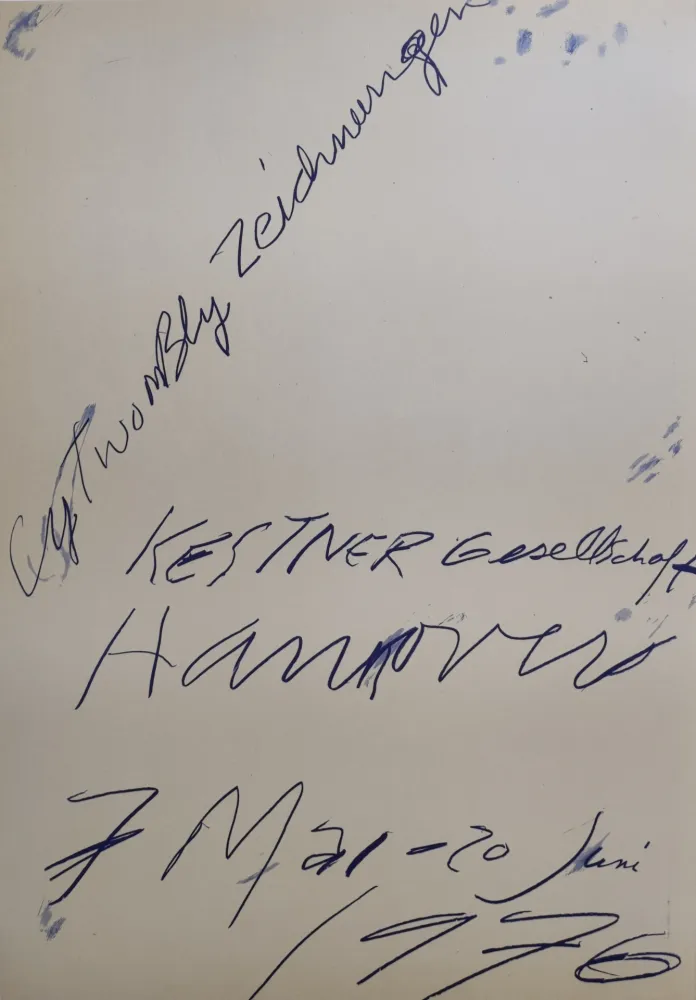 Keine Technische Twombly - Zeichnungen. Kestner Gesellschaft Hannover 7 Mai – 20 Juni 1976.
