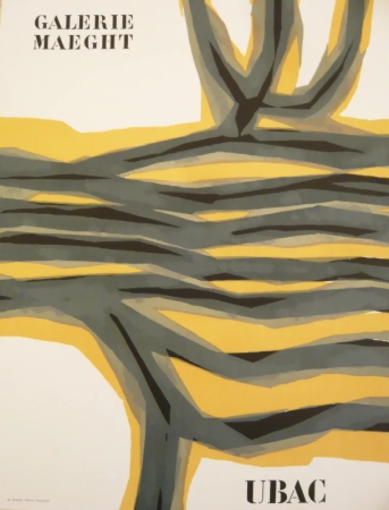 Plakat Ubac - Affiche exposition galerie Maeght