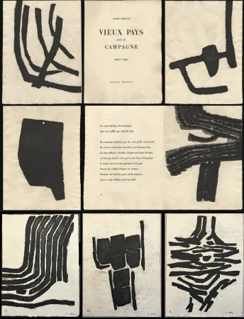 Illustriertes Buch Ubac - André Frénaud. VIEUX PAYS. Avec suite signée et gravures refusées (1967)