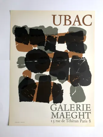 Plakat Ubac - Galerie Maeght