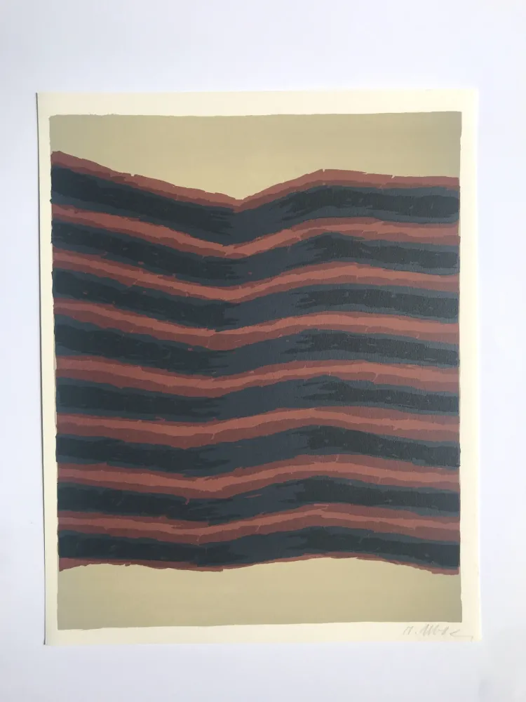 Lithographie Ubac - Galeries (La terre IV)