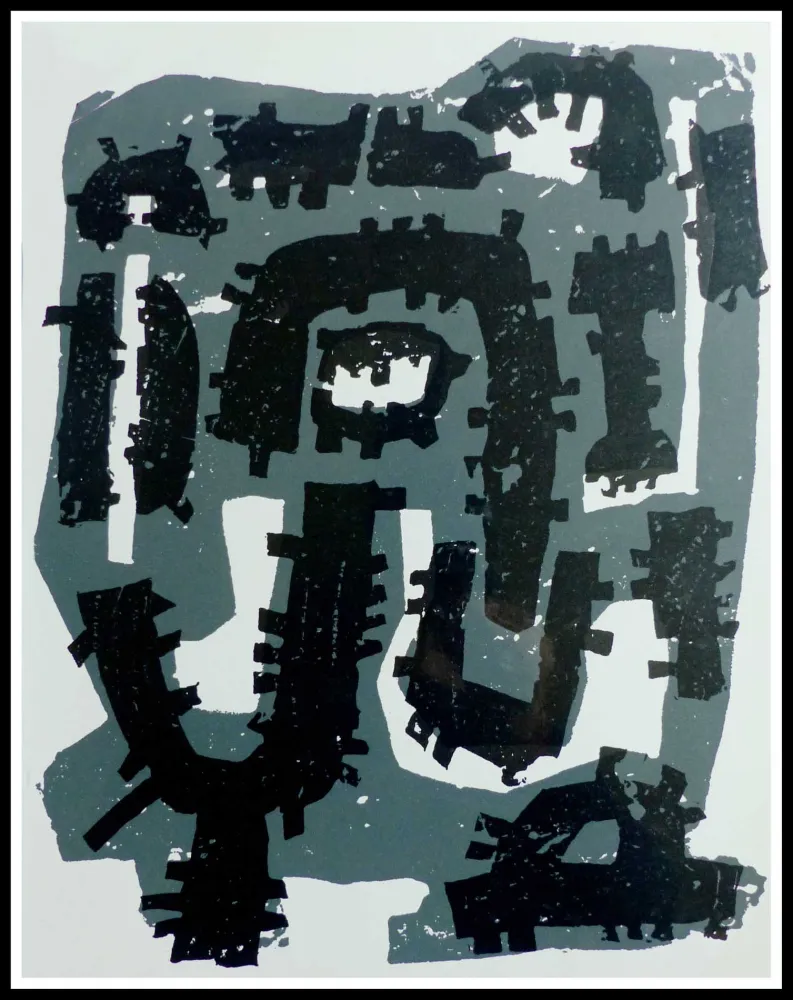 Stich Ubac - GRAVURE SUR ARDOISE