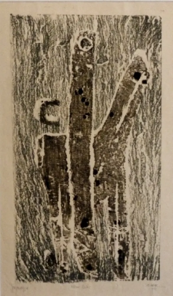 Monotypie Ubac - KLEINE REITER