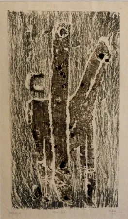 Monotypie Ubac - KLEINE REITER