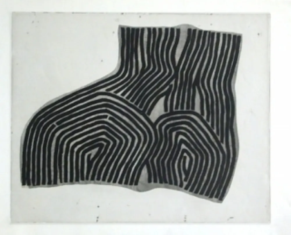 Radierung Und Aquatinta Ubac - Le pommier impudique 