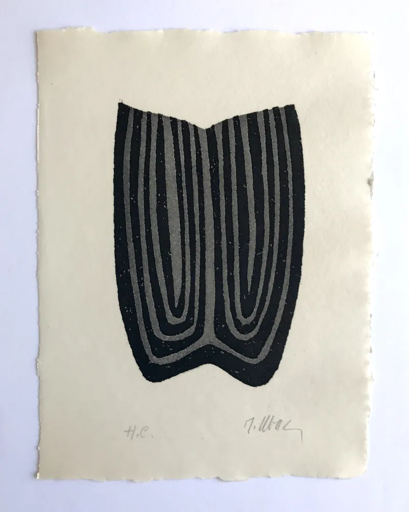 Radierung Ubac - L'herbe déracinée 3