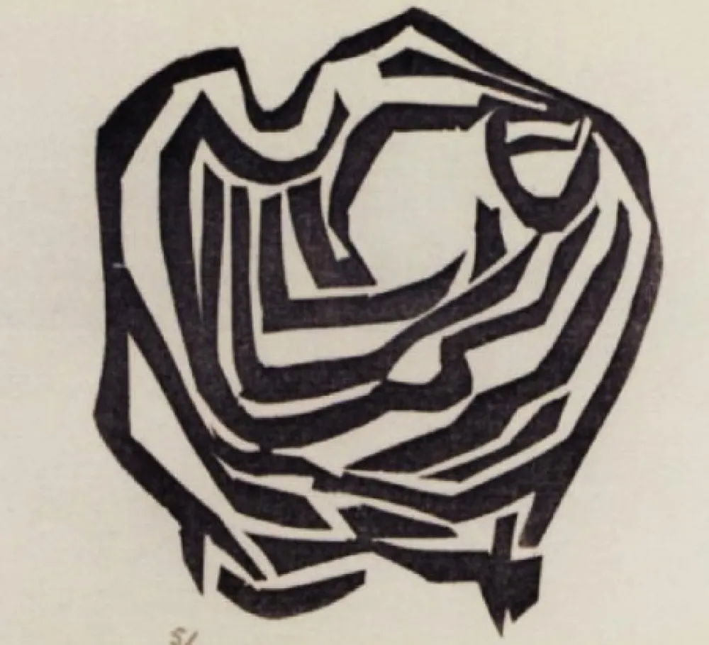 Holzschnitt Ubac - Mines de Rien, Petits Délires