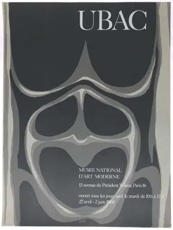 Plakat Ubac - Musée National d'Art Moderne
