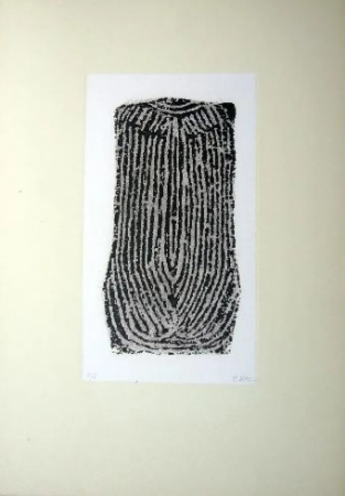 Radierung Ubac - Planche de la suite proximité du murmure