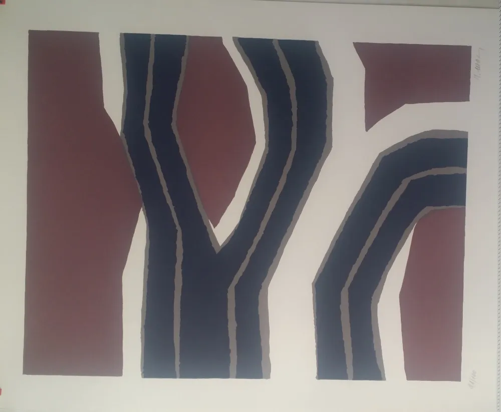 Lithographie Ubac - TIMBRE 