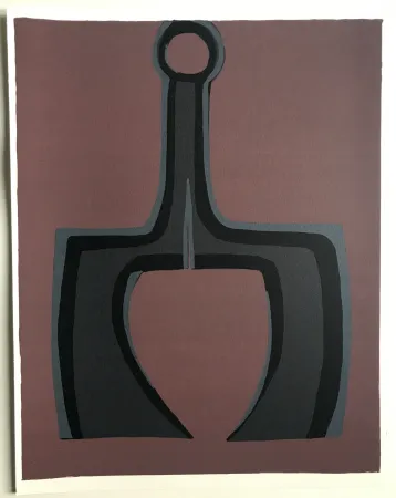 Lithographie Ubac - Travailler le sol (La terre I)