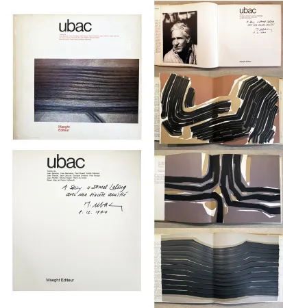 Illustriertes Buch Ubac - UBAC. Monographie dédicacée par l'artiste (Maeght 1970)