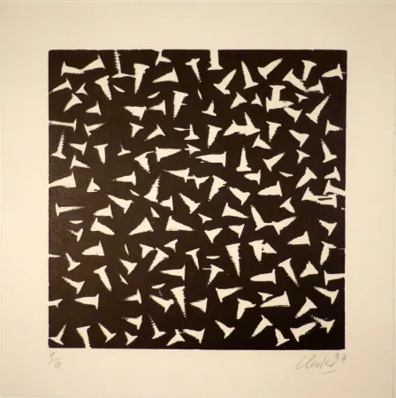 Holzschnitt Uecker - Untitled