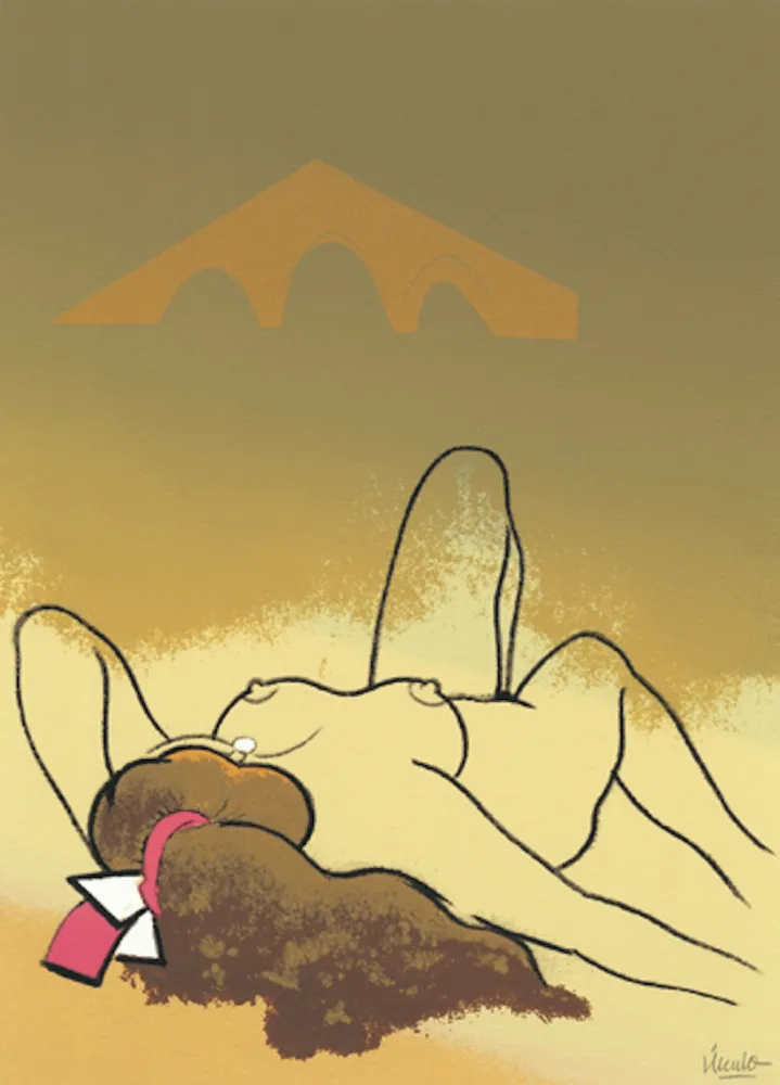 Siebdruck Urculo - El puente  de la Espada