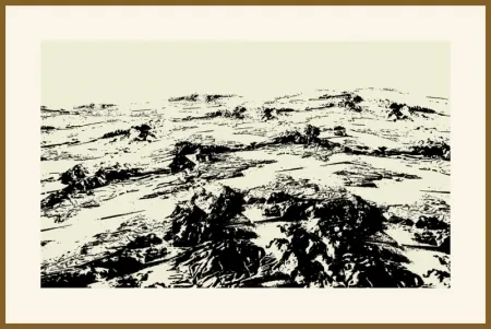 Siebdruck Urto - Paysage fiction