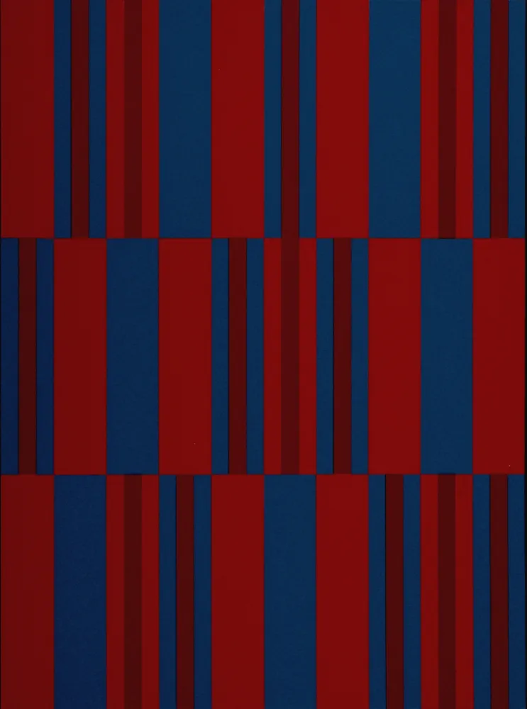 Siebdruck Vacossin - Composition #II, 1989