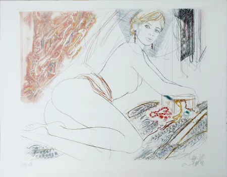 Aquatinta Valadie - L'Avarice