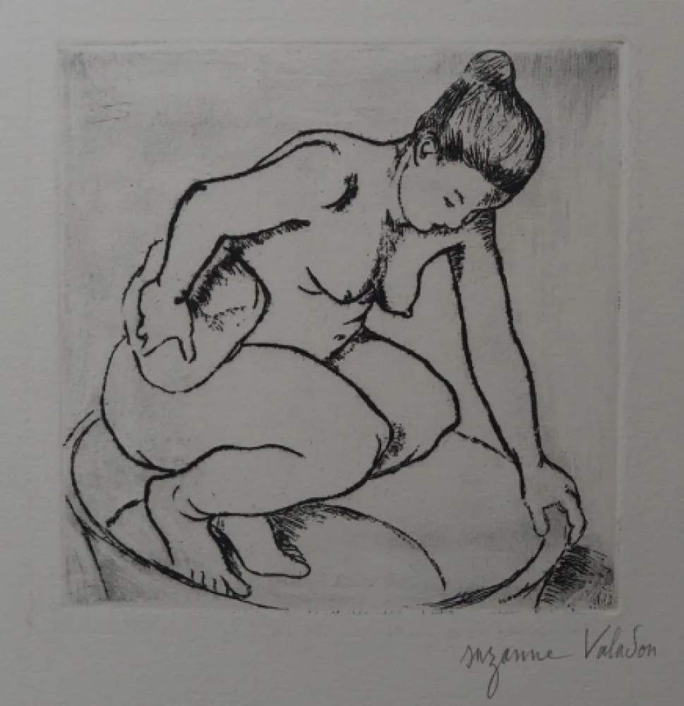 Stich Valadon - Catherine au tub