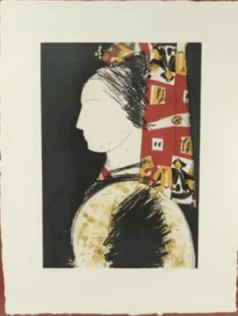 Radierung Valdés - Beatrice 