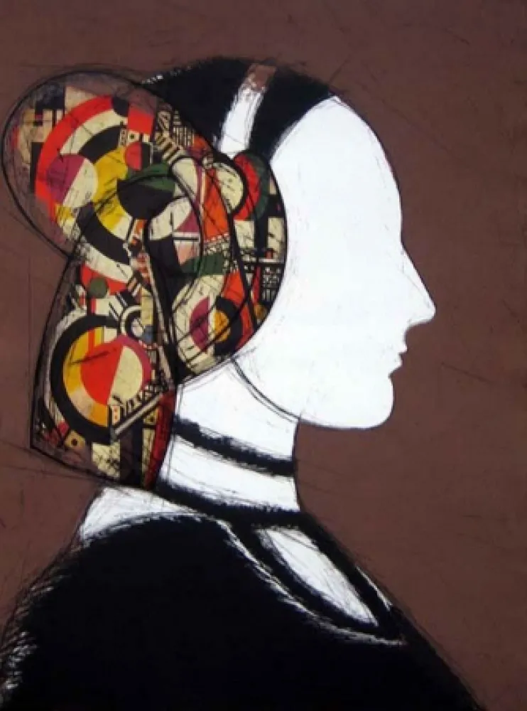 Radierung Und Aquatinta Valdés - Dama